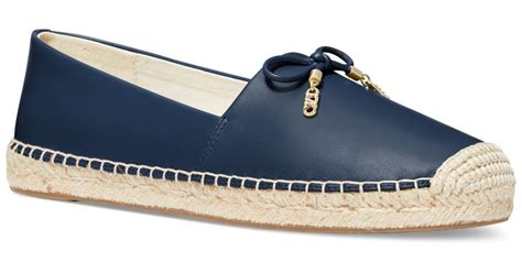 michael kors espadrilles blau|michael kors espadrille flat.